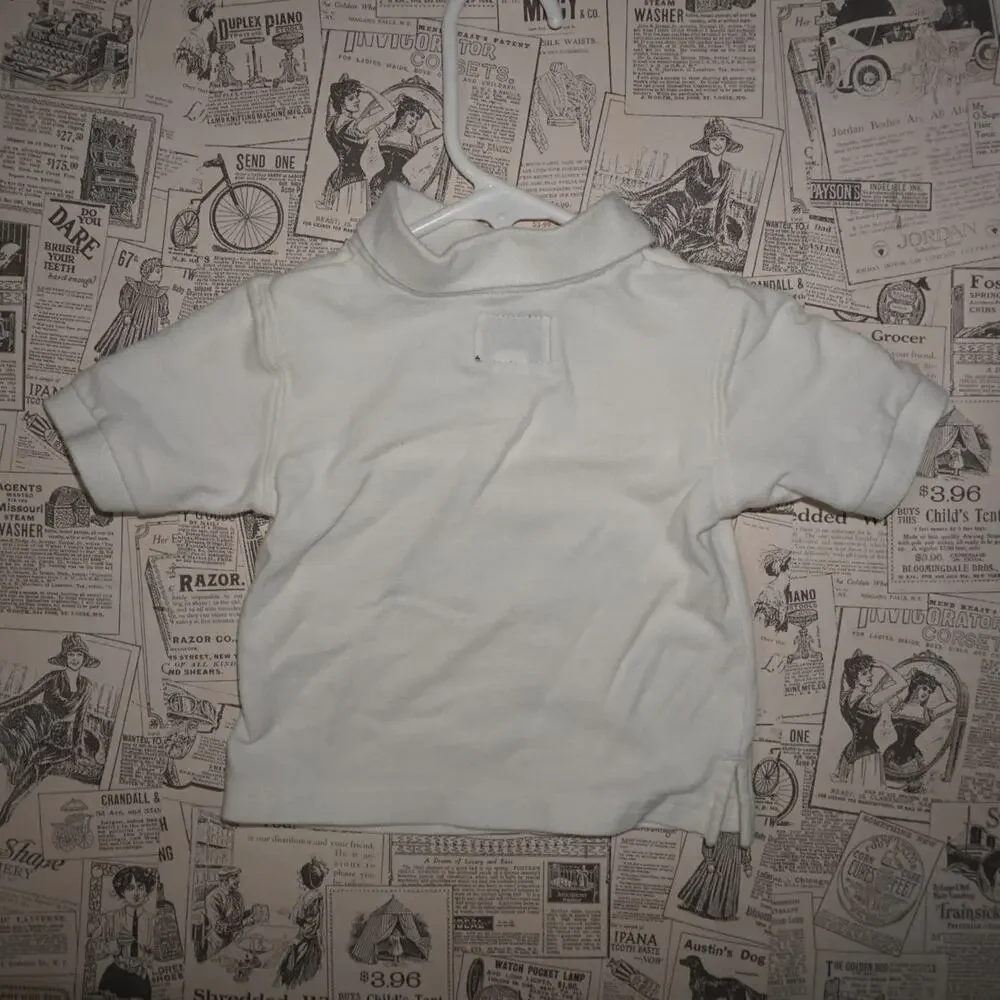 6 - Vintage Y2K youth 2000s embroider patch grunge polo